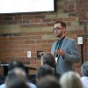 Bryan Tatone addresses the 2016 Lassonde Research Day