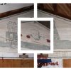 remembrance day - photo of one of the murals in the bunkhouse at survey camp