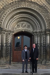 Professor Giovanni Grasselli, left, with FCMG President Duke Anderson in October 2015. (Courtesy: FCMG)