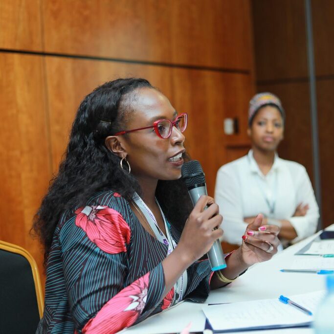 Chibulu Luo (PhD Candidate, CivE) presented her research to start the dialogue. (Photo: Victor Faustine)
