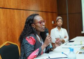 Chibulu Luo (PhD Candidate, CivE) presented her research to start the dialogue. (Photo: Victor Faustine)
