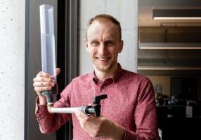 Professor David Taylor analyzes the impact of intermittent water systems, as well as other water distribution technologies, on public health. (Photo: Roberta Baker) 