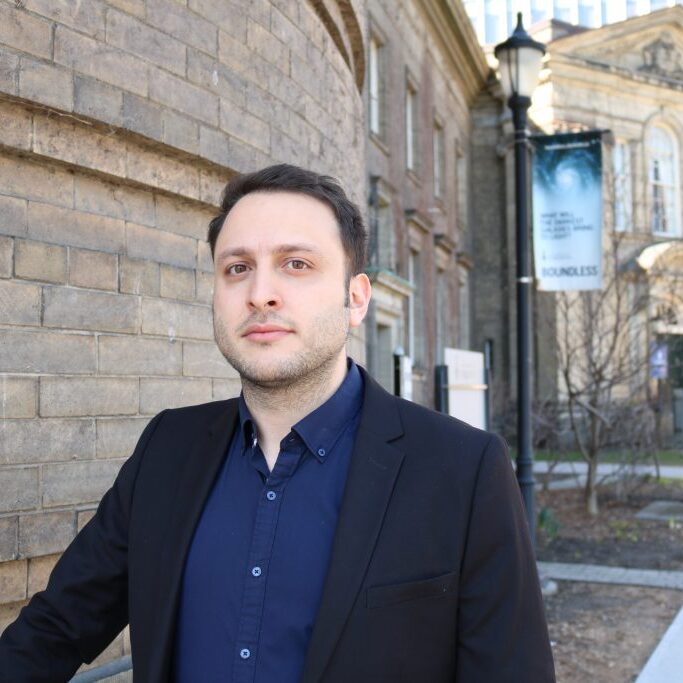 CivE PhD Candidate Pedram Mortazavi was one of just five recipients from more than 550 nominated teaching assistants from across the University of Toronto. (Photo: Keenan Dixon)