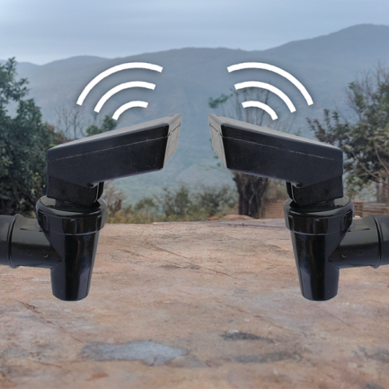 SmartSpouts — low-cost sensors embedded in these water filters — can track when and for how long the spigot is open. More than 200 of them have been successfully deployed in a radomized controlled trial in South Africa's Limpopo Province. (Photo: David Meyer)