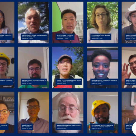 From advice to students, to tips on practicing wellness at home, nearly 50 U of T Engineering faculty, staff, students and alumni, have so far shared their messages of support.