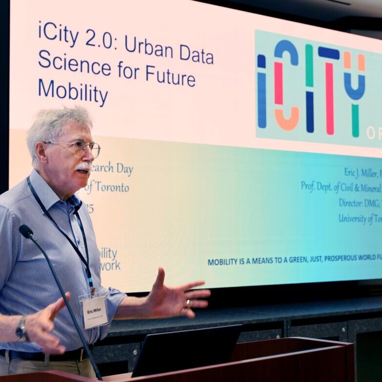 JUNE 20, 2025 — iCITY2.0 RESEARCH DAY — A photo from the iCity20.0 Research Day hosted by Professor Eric Miller of the Department of Civil &amp; Mineral Engineering at the University of Toronto in Toronto on Friday, June 20, 2025.  (Photo by Phill Snel / CivMin, University of Toronto)