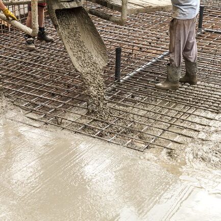 The carbon footprint of concrete is mainly due to the chemistry of Portland cement, one of its key ingredients. Research by U of T engineering professor Doug Hooton (CivMin) shows that a few simple substitutions can cut this carbon footprint in half. (Photo: twenty20photos, via Envato Elements)